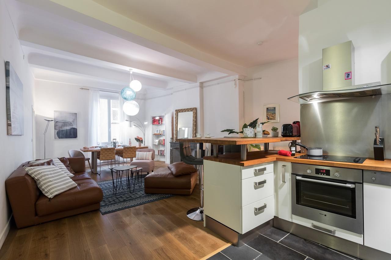 Pref 2 - F4 - Vaste Et Bourgeois ,3 Chambres, Ascenseur, Vx-Nice Eksteriør bilde